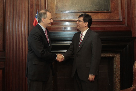 Ministro Arenas recibió a Alejandro Werner.