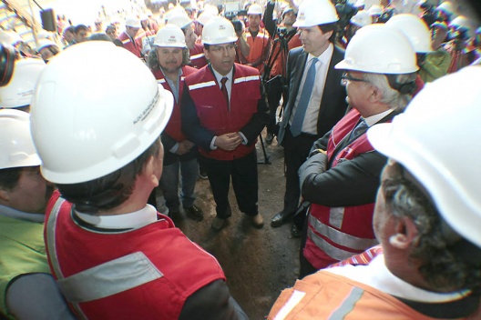 Ministro de Hacienda visitó obras de construcción de Línea 3 del Metro