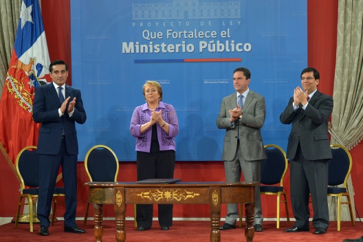 Indicaciones al proyecto de ley que fortalece el Ministerio Público (Fotopresidencia.cl)
