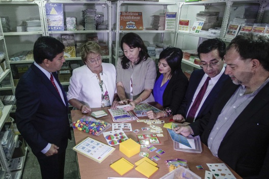 Ministro Arenas acompañó a Presidenta Bachelet en visita a Pyme