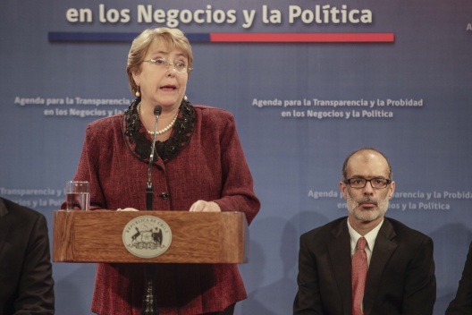 Ministro Valdés en lanzamiento de Agenda para la Transparencia y la Probidad en los Negocios y Política