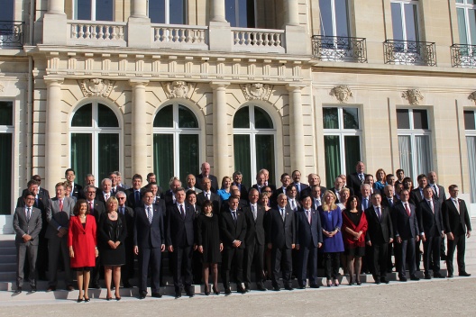 Fotografía oficial reunión ministerial de la OCDE