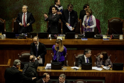 Ministro de Hacienda en la Sala de la Cámara Baja tras la aprobación de la reforma laboral