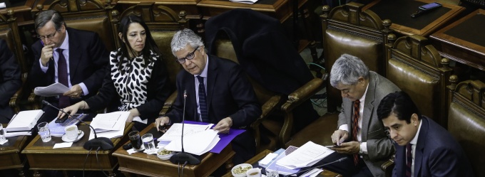 Ministro de Hacienda, Nicolás Eyzaguirre, expone el Estado de la Hacienda Pública ante la Comisión Especial Mixta de Presupuestos.