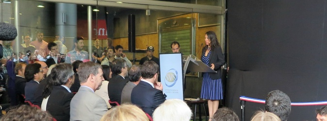 Subsecretaria de Hacienda, Macarena Lobos, participa en ceremonia de lanzamiento de Comisión para el Mercado Financiero.