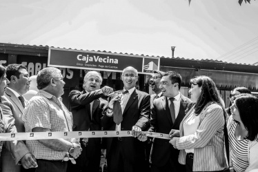 El Ministro de Hacienda, Felipe Larraín, participó  esta mañana en la inauguración de la Caja Vecina número 25 mil, en Melipilla.
