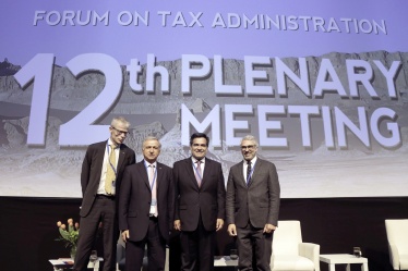 Ministro de Hacienda, Felipe Larraín, participa de la  inauguración de la 12ª Sesión Plenaria del Foro de Administraciones Tributarias (FTA) que se realizó en el Hotel W.