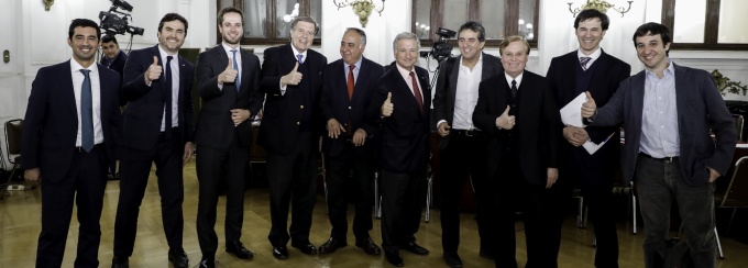El Ministro Felipe Larraín tras aprobación de la Modernización Tributaria en la Comisión de Hacienda de la Cámara