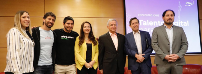 Ministro de Hacienda expone en encuentro Icare, Talento Digital para Chile