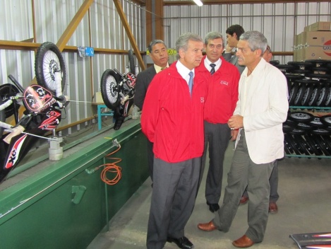 Ministro de Hacienda, Felipe Larraín, realiza intensa visita de trabajo a la XV Región de Arica-Parinacota.