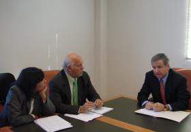 Ministro de Hacienda, Felipe Larraín, se reúne con la Mesa Directiva de la Agrupación Nacional de Empleados Fiscales (ANEF).