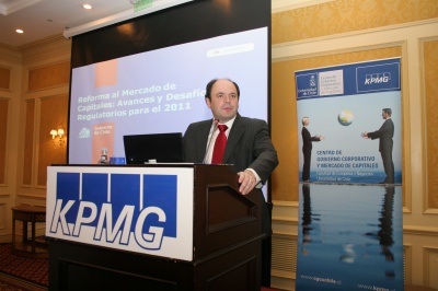 El Subsecretario realizó la exposición “Reforma del Mercado de Capitales: Avances y Desafíos para el año 2011”. 