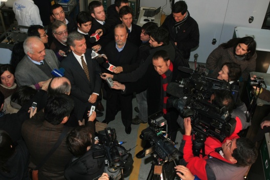Gran interés mediático generó la visita del Ministro de Hacienda, Felipe Larraín, junto al presidente de la SOFOFA, Andrés Concha, y el vicepresidente de CONAPYME, Juan Araya, a la planta de empresa industrial OPPICI. 