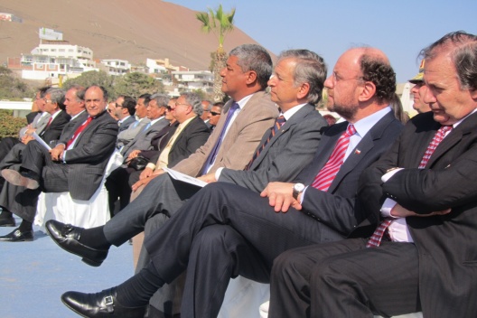 Ministro de Hacienda, Felipe Larraín, asiste a la presentación del "Plan de Incentivos Especiales para Zonas Extremas", en Arica.