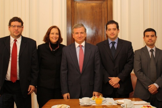 Ministro de Hacienda, Felipe Larraín, se reúne con Directora Regional del Banco Mundial