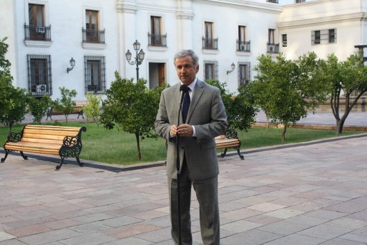 ARCHIVO El ministro de Hacienda, Felipe Larraín, en La Moneda