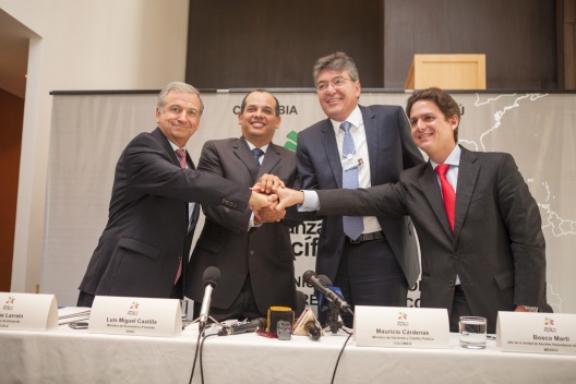 Ministro Felipe Larraín participó de encuentro de ministros de economía y finanzas de la Alianza del Pacífico y reunión del WEF 