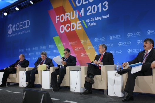 FORO OCDE: Este martes el ministro de Hacienda, Felipe Larraín, participó en el panel "Austerity Vs Growth: A False Dilemma?".