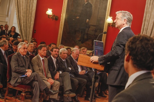 Hoy, el ministro Larraín presentó su última Cuenta Pública