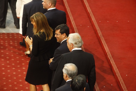 Alberto Arenas, momentos antes de jurar como ministro de Hacienda