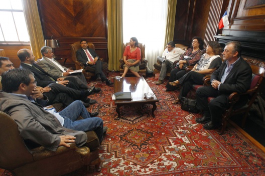 Reunión con directiva de la CUT