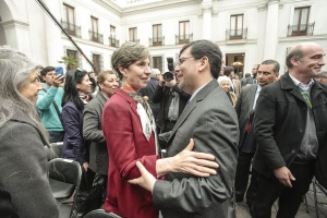 Ministro Alberto Arenas en el Palacio de La Moneda por acto ecuménico del 11 de septiembre