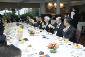 Reunión de trabajo entre ministro de Hacienda, directora del FMI y gobernadores de Banco Central de América Latina