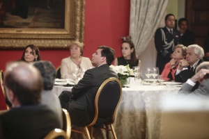 Ministro Arenas asistió a almuerzo que la Presidenta Bachelet ofreció con motivo de la visita del economista francés Thomas Piketty