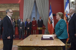 Rodrigo Valdés fue designado ministro de Hacienda por la Presidenta Michelle Bachelet