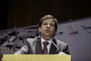 Alejandro Micco participó en la inauguración de la VIII Edición del Salón Pyme.