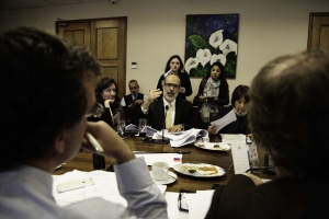 Ministros Rodrigo Valdés y Adriana Delpiano en Comisión de Hacienda de la Cámara por proyecto de Carrera Docente.