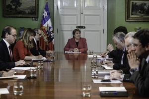 Ministro Rodrigo Valdés participó en Comité de Ministros del Área Económica que fue encabezado por la Presidenta de la República, Michelle Bachelet.