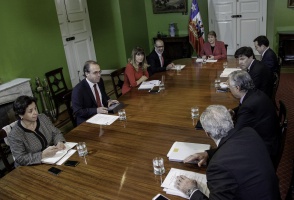 Ministro Rodrigo Valdés participó en Comité de Ministros del Área Económica que fue encabezado por la Presidenta de la República, Michelle Bachelet.