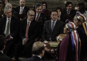 Ministro Rodrigo Valdés participó en Te Deum Ecuménico con motivo de las Fiestas Patrias.
