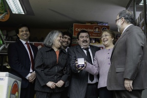 Ministro (S) Micco participó junto a Presidenta Bachelet en actividades de aniversario del BancoEstado
