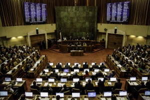 Sala de la Cámara de Diputados durante la discusión de las partidas de la Ley de Presupuestos 2016.