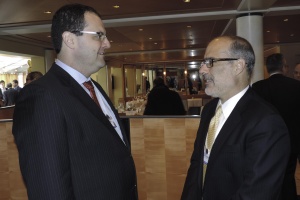 Ministro Valdés con su par de Brasil, Nelson Barbosa, abordan relaciones bilaterales. 