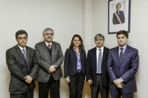 23 de agosto: Consejo Fiscal Asesor -Juan Pablo Medina, José Yáñez, Andrea Repetto, Gonzalo  Sanhueza y Herman González- se reúnen en el Ministerio de Hacienda.