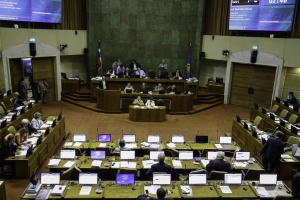Sala de la Cámara de Diputados durante debate por el Presupuesto 2017.