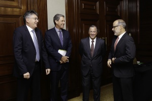 Ministros de Finanzas de la Alianza del Pacífico dialogan durante la XII Reunión de la instancia.