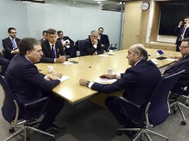 Ministro Eyzaguirre se reúne con miembros del G-20 en Washington.