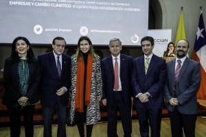 Ministro de Hacienda, Felipe Larraín participó esta mañana del Seminario  Adaptación al Cambio Climático en las Empresas.