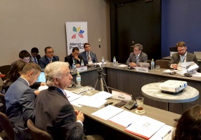 Ministro de Hacienda, Felipe Larraín participa de reunión de Alianza del Pacífico en Lima, Perú.