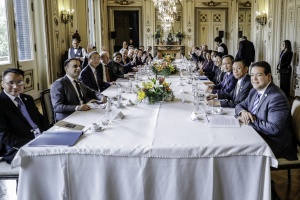 Ministro de Hacienda, Felipe Larraín, en almuerzo hoy junto a los Ministros de Finanzas en el marco de APEC 2019