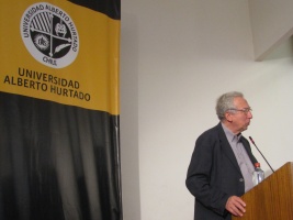 Padre Fernando Montes, Rector de la Universidad Alberto Hurtado.