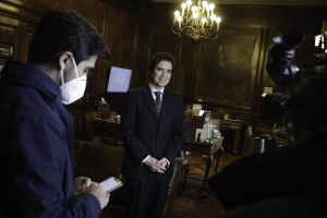 Ministro Ignacio Briones en entrevista con Meganoticias.