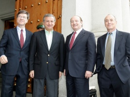 Ministro de Hacienda, Felipe Larraín, encabeza Primer Encuentro Internacional Chile hacia el Desarrollo.