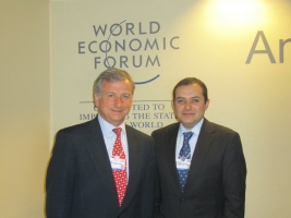 Felipe Larraín, ministro de Hacienda de Chile, y Ernesto Cordero, ministro de Hacienda de México.