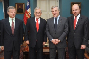 Ministro Larraín se reúne con el vicepresidente de la Comisión Europea