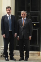El ministro de Hacienda, Felipe Larraín, se reúne con su par inglés, George Osborne, en Downing Street.